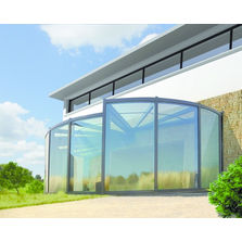 Véranda semi-circulaire à ouverture intégrale | Opensun