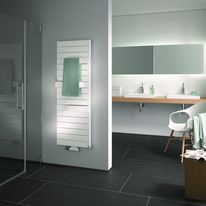 Sèche-serviettes compact à vanne intégrée ou à fonctionnement tout électrique | Tabeo