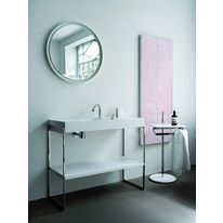 Lavabo suspendu ou sur pied à vasque asymétrique | 815