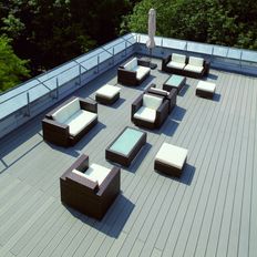 Lame de terrasse et nez de marche assortis en matériau composite | UPM Biocomposites/ ProFi Deck
