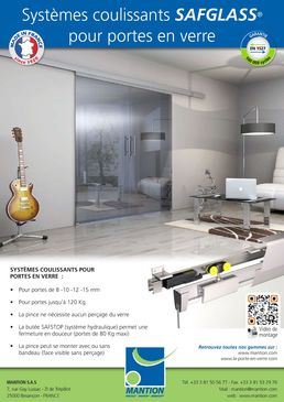 Système pour portes coulissantes motorisées | SAFGLASS POWER