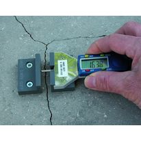 Jauge pour suivi de l'évolution de fissures | Fissuromètre Digital