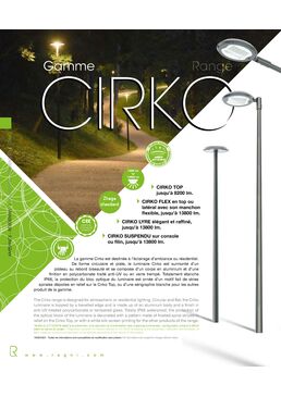 Luminaire circulaire suspendu pour éclairage d'ambiance et résidentiel - CIRKO | RAGNI 