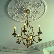 Rosace décorative en staff | Rosace