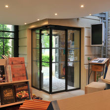 Porte automatique coulissante et cintrée | Slimdrive SL T / SL V