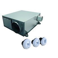 VMC simple flux hygroréglable extra-plate | Modulo Compact R-Control