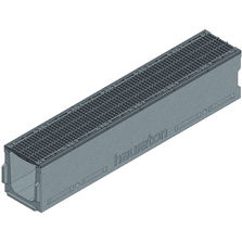 Caniveau en béton armé de 40 cm de largeur intérieure pour zones à trafic lourd | Faserfix TI 400 type 500