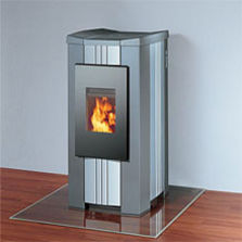 Poêle à granulés de bois de 2 à 12 kW de puissance pour chauffage central | Evo Aqua