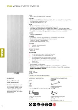 Radiateur vertical en aluminium | Bryce