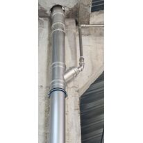 Rénovation des descentes d'eau pluviale avec des tubes d'évacuation | BLÜCHER Europipe 