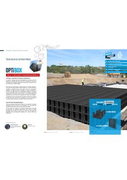 OPTIBOX — Système SAUL pour le stockage et la régulation des eaux pluviales enterrées