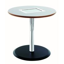 Table ronde équipée d&#8217;un écran tactile 36 mm | ConsulTable