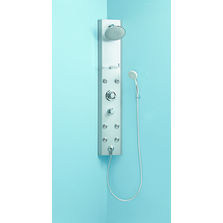 Colonne hydromassante en aluminium grise ou noire | Cascade Iguazu