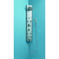 Colonne hydromassante en aluminium grise ou noire | Cascade Iguazu