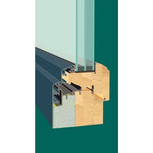 Menuiserie mixte bois avec capotage aluminium | Bilky Passive Mixte