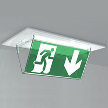 Bloc autonome d'éclairage de sécurité plafond | BAES plafond Sati évolutif