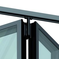 Porte repliable en aluminium de très grandes dimensions jusqu'à 10 vantaux | Ambial