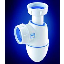 Siphon bi-matière à joints intégrés réglable en hauteur pour lavabo ou évier | Easyphon