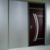 Porte d'entrée aluminium à haute isolation thermique | ADS 60 DL Isopano