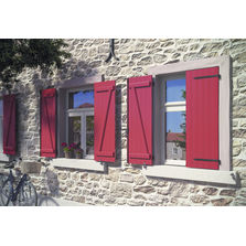 Volet en PVC d'aspect traditionnel | Planeo 28