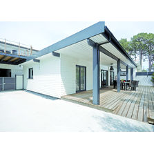 Bardage extérieur en épicéa massif laqué | Rabovert Nélio Couleur