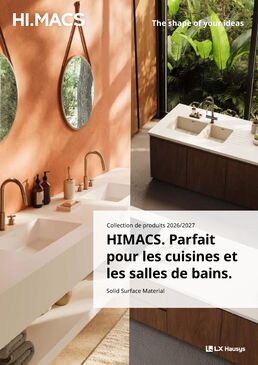 Panneau technique en solid surface HIMACS| Panneau cuisine HIMACS résistant et hygiénique