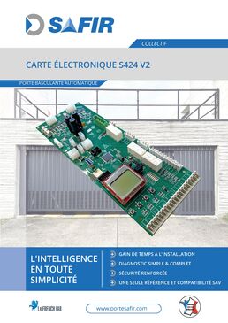 Carte électronique pour porte basculante automatique | S424 V2