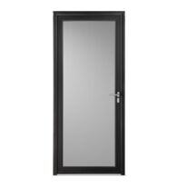 Porte d'entrée ADENORA aluminium vitrage Antélio argent sur-mesure