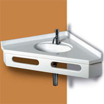 Baignoire d'angle en matériau de synthèse | Bermude