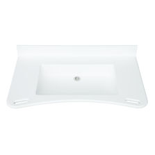 Plan vasque suspendu pour personnes à mobilité réduite | Plan Vasque