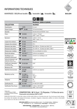 Revêtement vinylique tissé | Silence