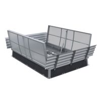 Exutoire de fumées double vantail pour couverture étanchéité | Ecofeu DV Ultra HPA + 