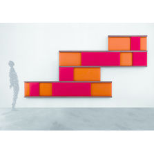 Panneaux phono-absorbants suspendus en polyester moulé et coloré | Baffle Snowsound