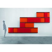 Panneaux phono-absorbants suspendus en polyester moulé et coloré | Baffle Snowsound