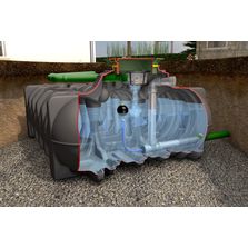 Cuve de rétention des eaux pluviales à débit maitrisé | Platine