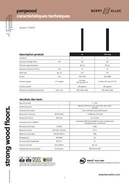 Lames en fibres de bois HDF avec plaquage chêne de 0,6 mm | Parqwood