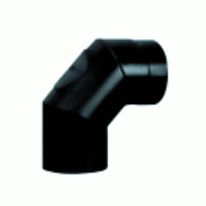 Conduit simple paroi acier noir mat et gris | Mono-flamme-acier