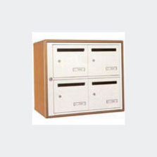 Boîtes aux lettres collectives pour intérieur à caissons mélaminé et façades métalliques | Harmonie