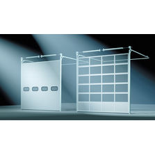 Porte sectionnelle à pliage en accordéon | Porte Compact