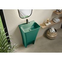 Lavabo colonne en forme pyramidale sculpturale | ICON SLATE