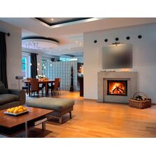 Cheminées à bois porte battante | Interra 78 MDesign 