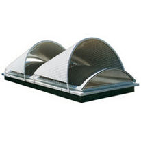 Eclairage zénithal avec panneaux photovoltaïques en shed | Suneo-Voûte énergie longitudinale