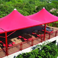 Abri métallo-textile de type chapiteau | Airone