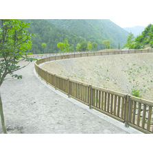 Garde-corps mixte bois-métal pour ouvrages d'art | Garde-corps T100