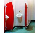 Cloisonettes sanitaires en panneau stratifié | Séparations urinoirs