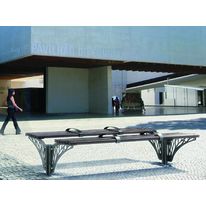 Mobilier urbain en acier inox et bois rétifié | Mult-I