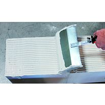 Truelle dentée pour application de colle sur béton cellulaire | Truelle Dentée