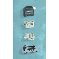 Gamme de connecteurs de 3 P+T à 48 P+T | Connecteurs multipôles Hypra