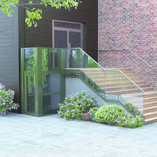 Elévateur PMR à machinerie intégrée | ELENA