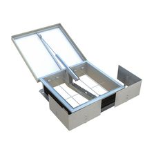 Exutoire de fumées pour toiture avec étanchéité | Pyrodôme 